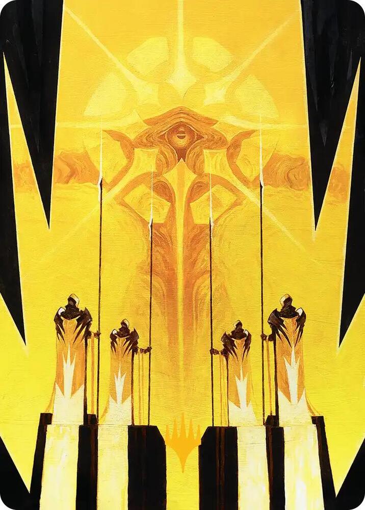 Hardlight Containment Art Card (Gold-Stamped Planeswalker Symbol) (4) (ASEOE)