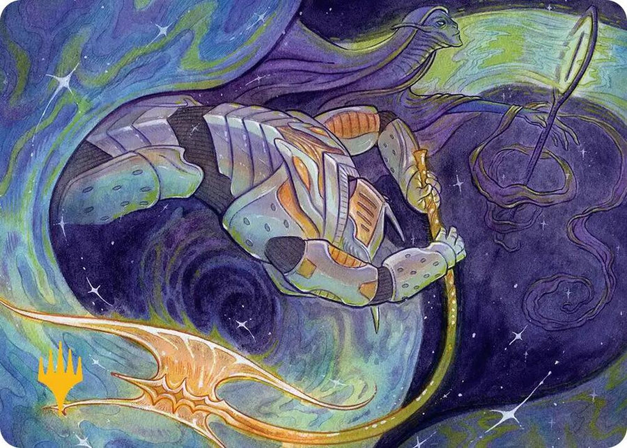 Seam Rip Art Card (Gold-Stamped Planeswalker Symbol) (6) (ASEOE)