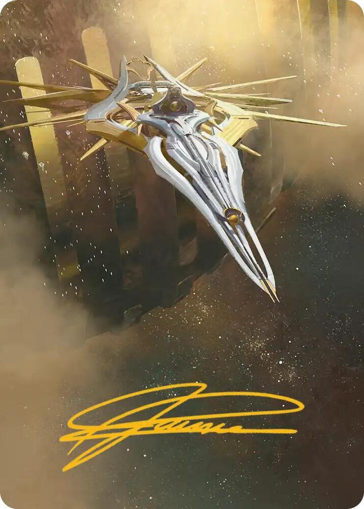 Dawnsire, Sunstar Dreadnought Art Card (Gold-Stamped Signature) (27) (ASEOE)
