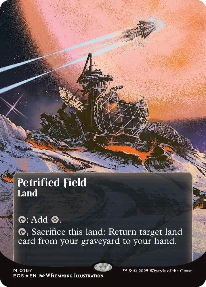 Petrified Field (0167) (Borderless) (Galaxy Foil) (167) (EOS)