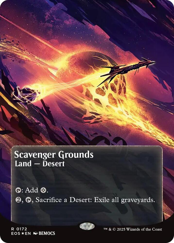 Scavenger Grounds (0172) (Borderless) (Galaxy Foil) (172) (EOS)