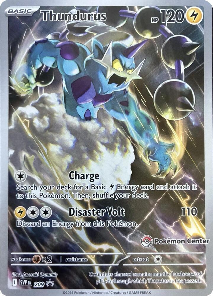 Thundurus - 209 (Pokemon Center Exclusive) (209) (SVP)