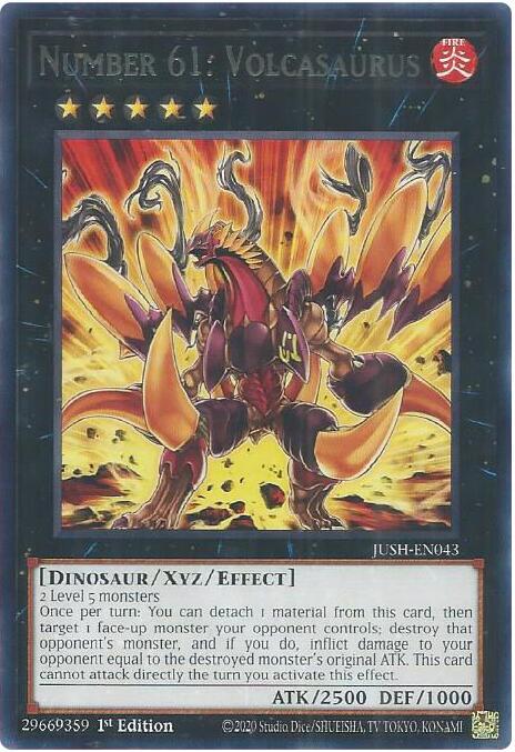 Number 61: Volcasaurus (JUSH-EN043) (JUSH)