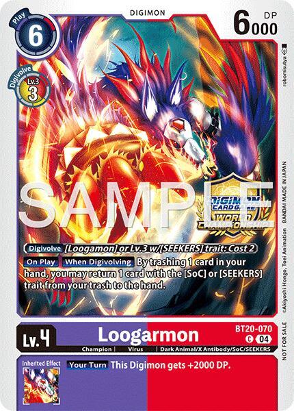 Loogarmon (Regionals 25-26 Season 2 Champion) (BT20-070 C) (BT19-20)