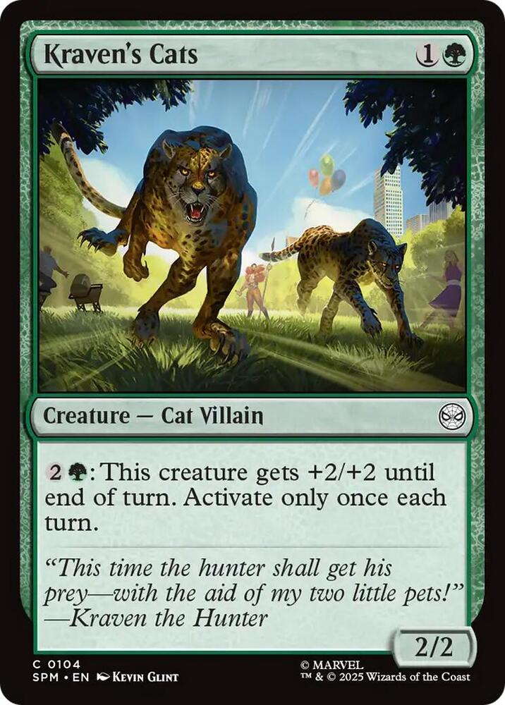 Kraven's Cats (104) (SPM)