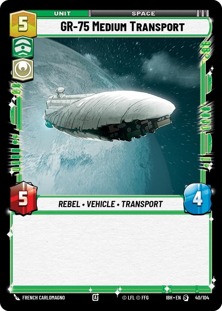 GR-75 Medium Transport (40/104) (40/104) (IBH)
