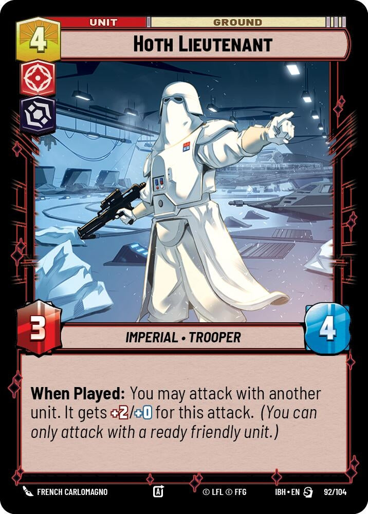 Hoth Lieutenant (92/104) (92/104) (IBH)