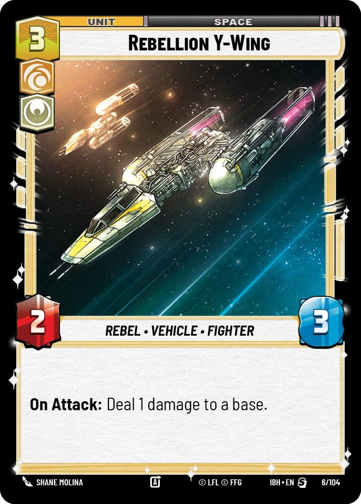 Rebellion Y-Wing (6/104) (IBH)