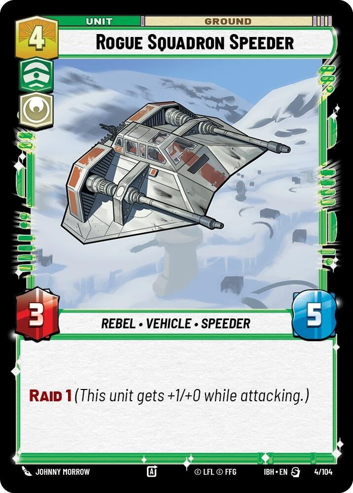 Rogue Squadron Speeder (4/104) (IBH)