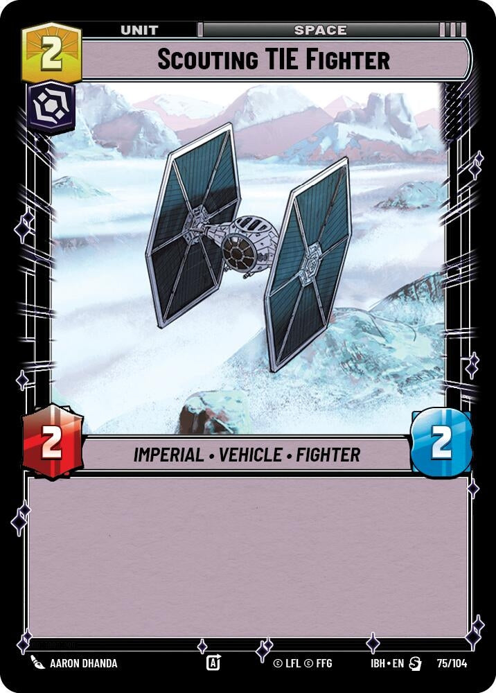 Scouting TIE Fighter (75/104) (IBH)