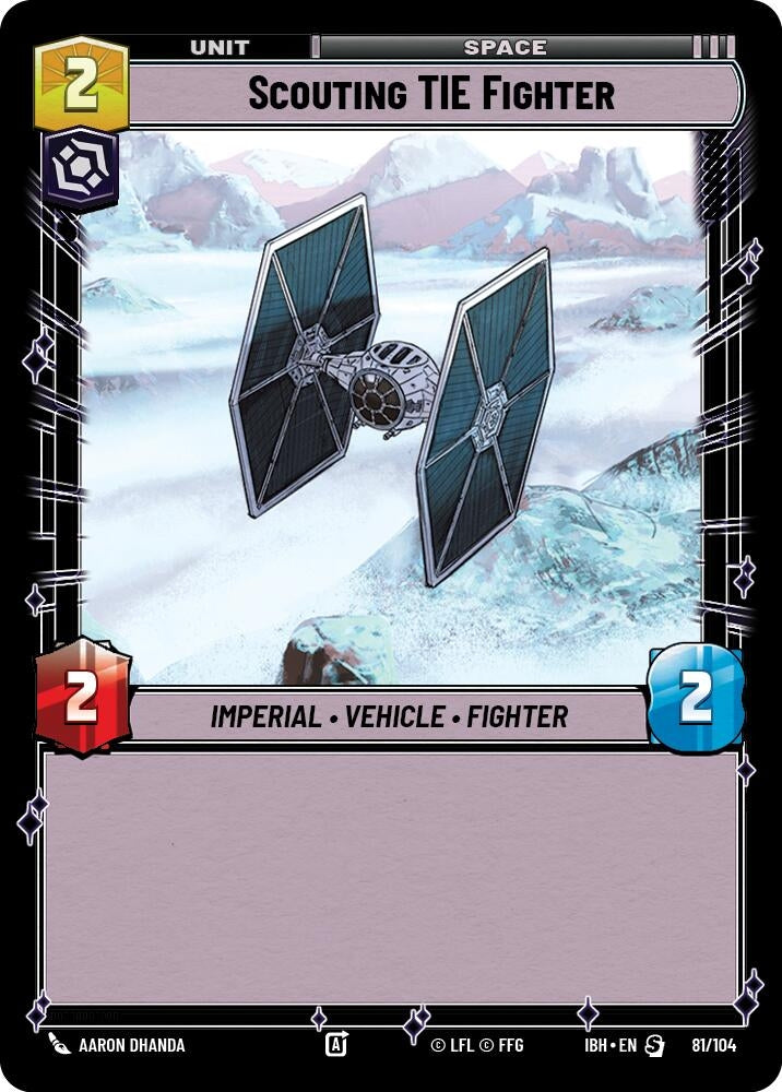 Scouting TIE Fighter (81/104) (81/104) (IBH)