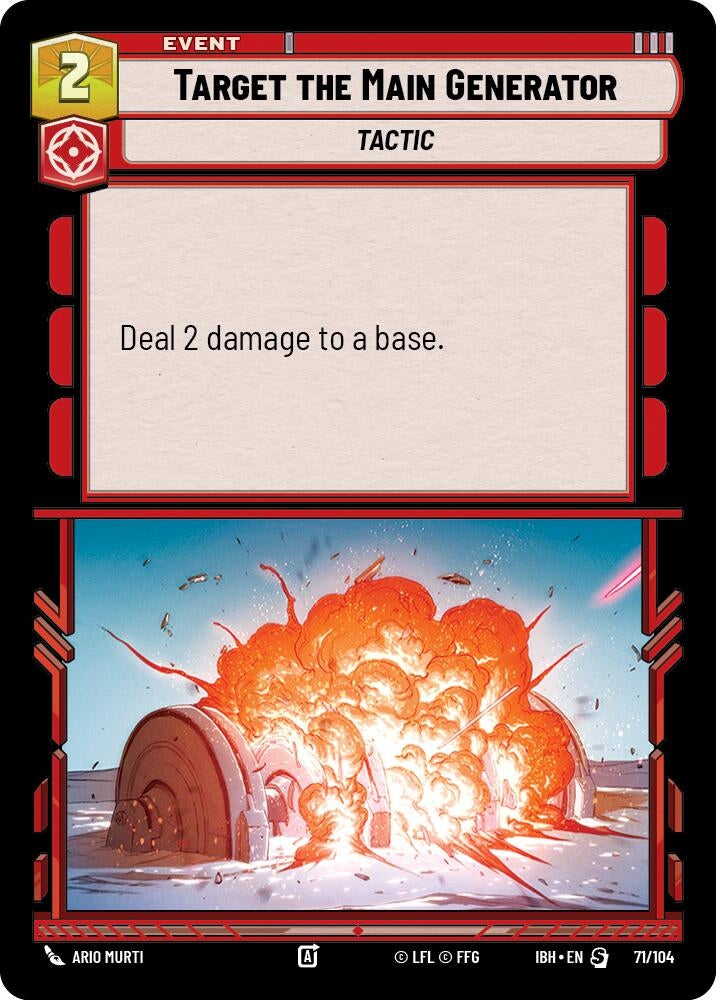 Target the Main Generator (71/104) (71/104) (IBH)