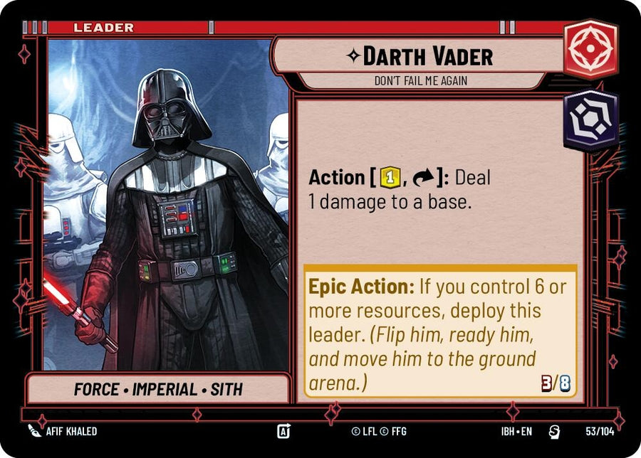 Darth Vader - Don't Fail Me Again (53/104) (IBH)