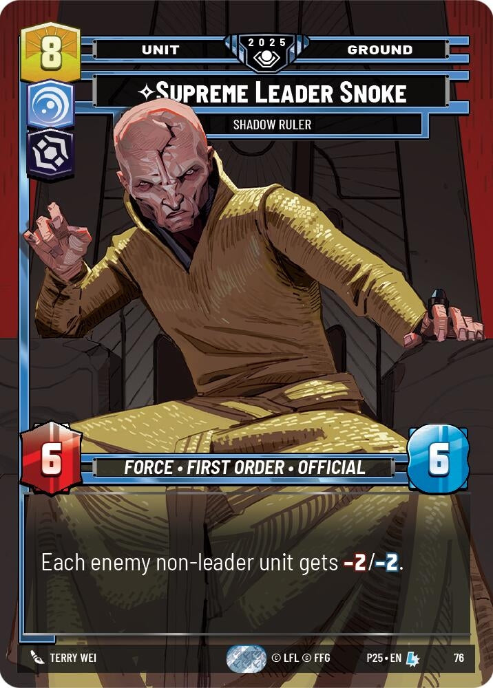 Supreme Leader Snoke - Shadow Ruler (76) (OPP)