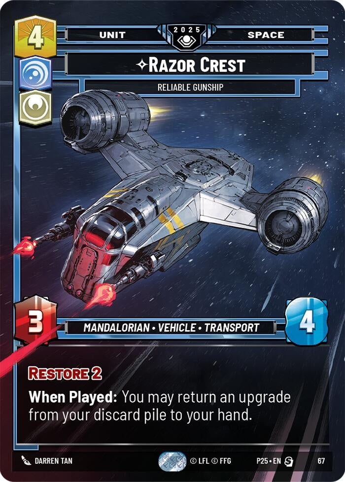Razor Crest - Reliable Gunship (67) (OPP)