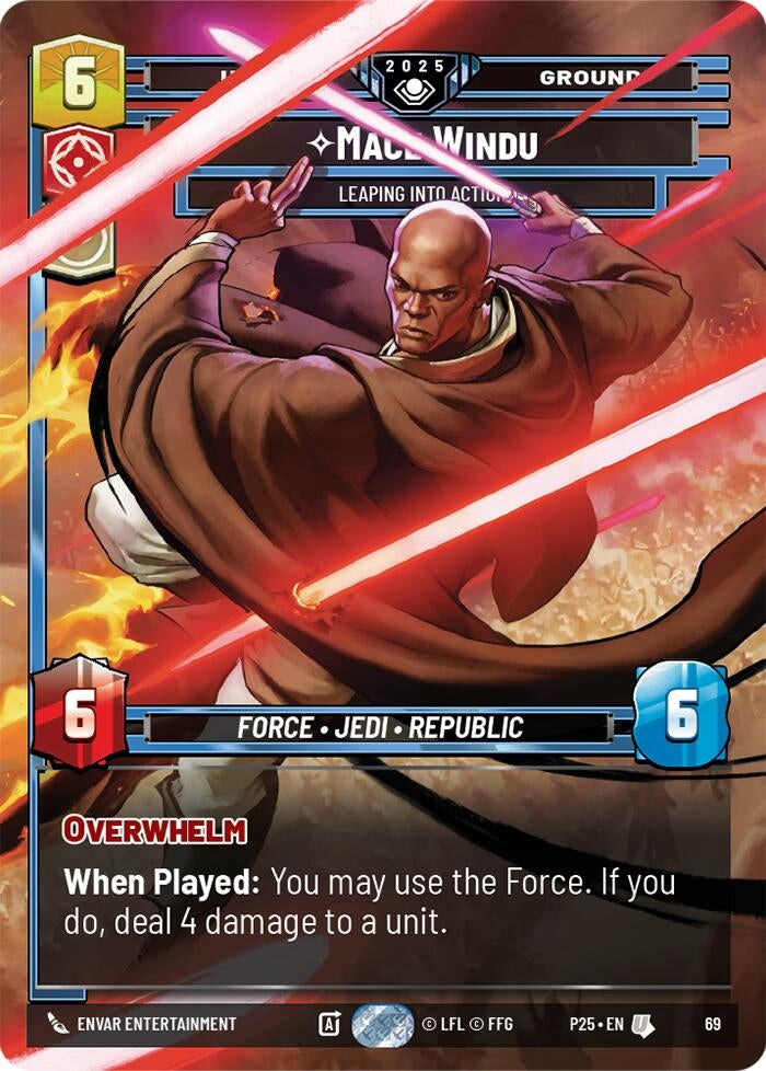 Mace Windu - Leaping into Action (69) (69) (OPP)