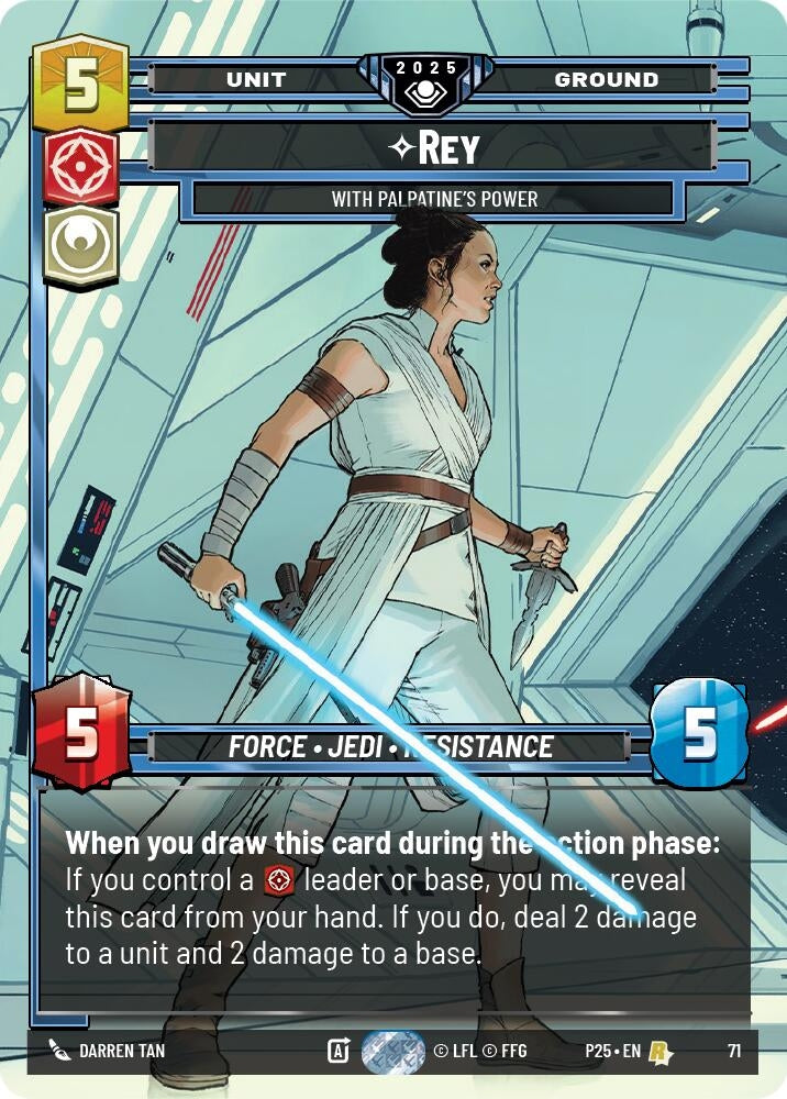 Rey - With Palpatine's Power (71) (71) (OPP)