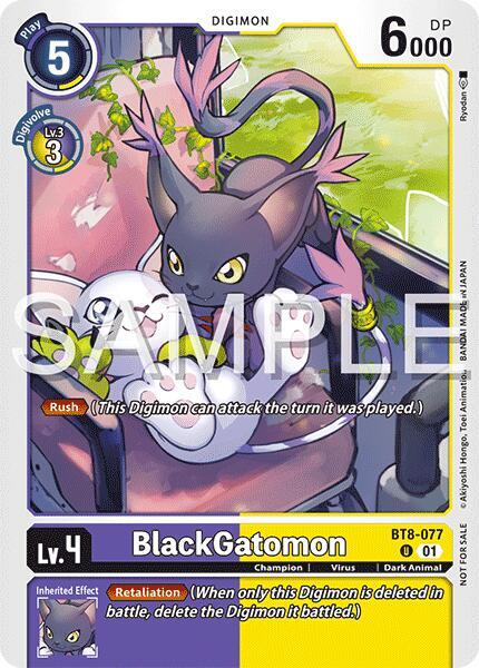 BlackGatomon (Time Stranger Demo Deck) (BT8-077 U) (DEMO)