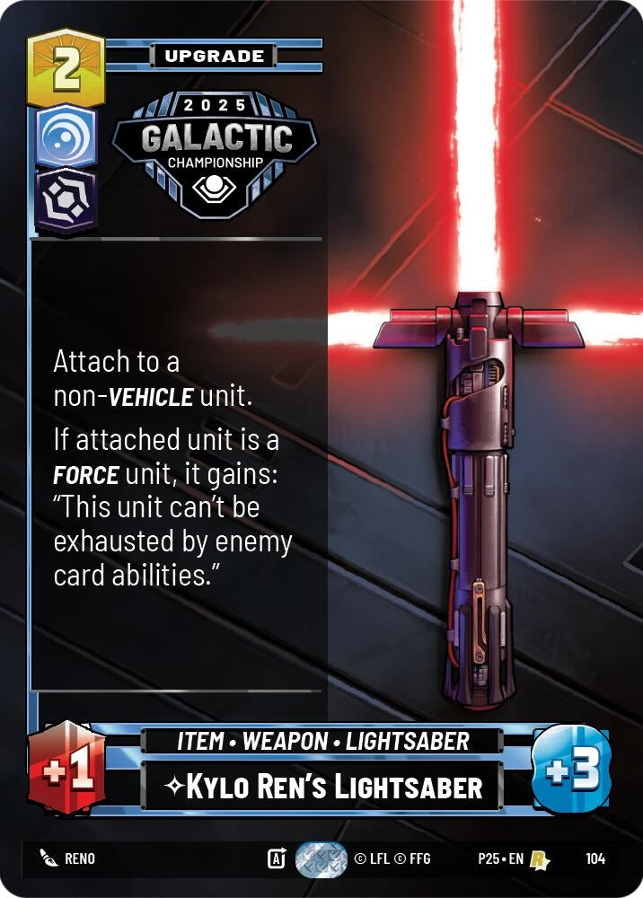 Kylo Ren's Lightsaber (104) (OPP)
