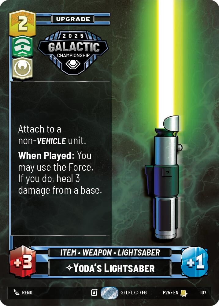 Yoda's Lightsaber (107) (OPP)