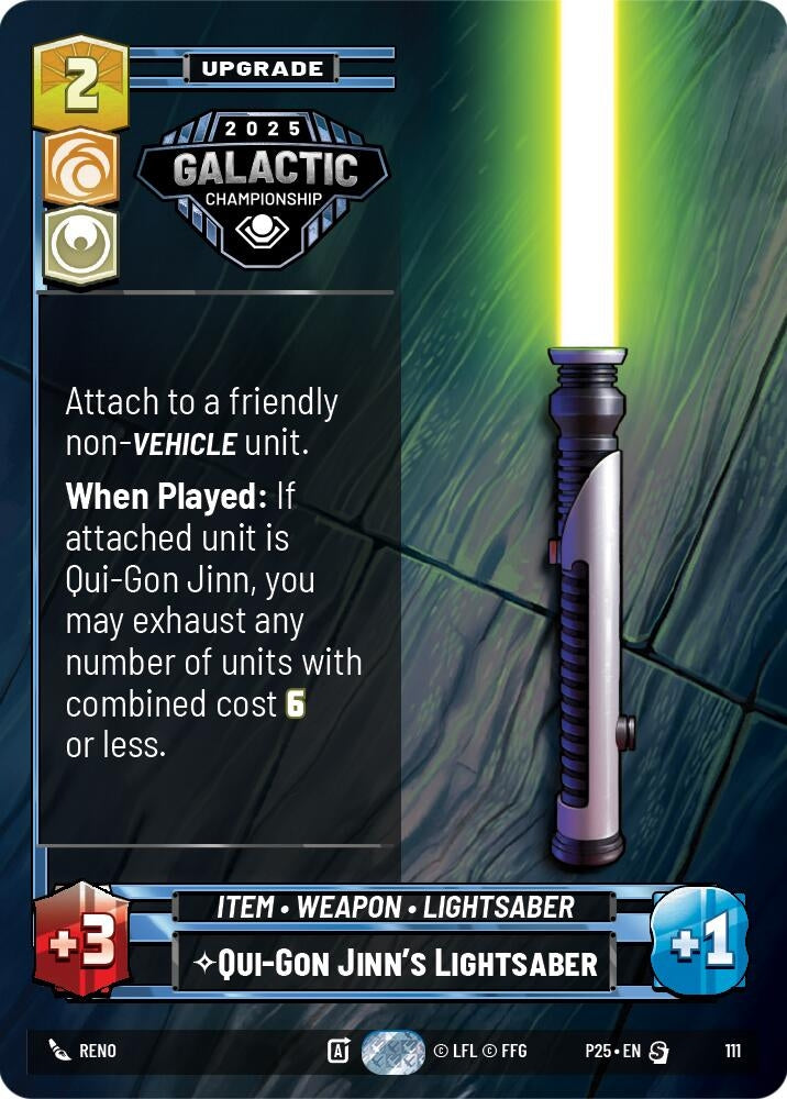 Qui-Gon Jinn's Lightsaber (111) (OPP)