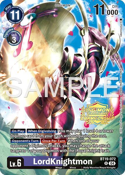 LordKnightmon (Championship 25-26 Tamers Pack) (BT19-072 R) (BT18-19)