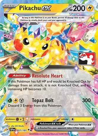 Pikachu ex - 057/191 (057/191)