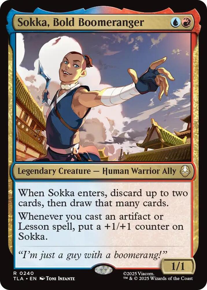 Sokka, Bold Boomeranger (240) (TLA)