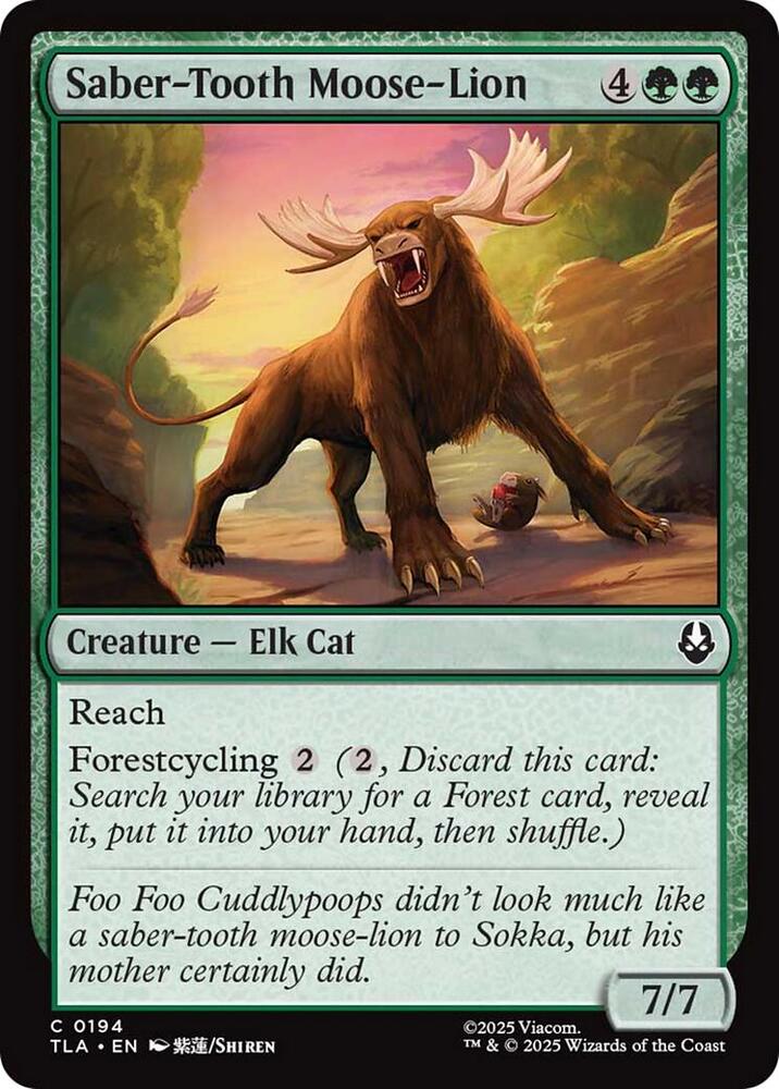 Saber-Tooth Moose-Lion (194) (TLA)