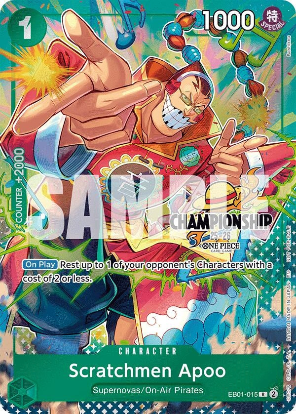 Scratchmen Apoo (CS 25-26 Celebration Pack) (EB01-015) (OP-PR)