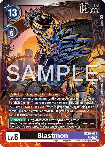 Blastmon (EX10-034 R) (EX-10)