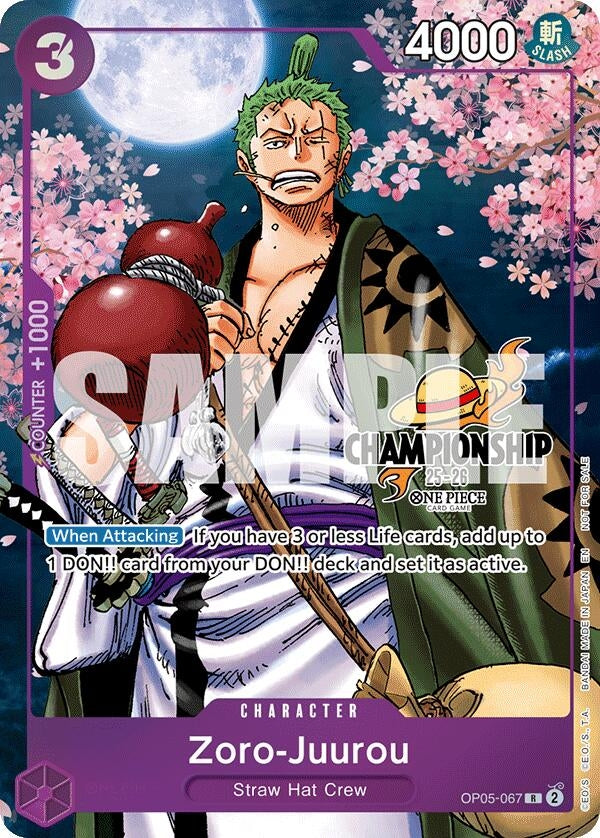 Zoro-Juurou (CS 25-26 Event Pack Finalist Ver.) (OP05-067) (OP-PR)