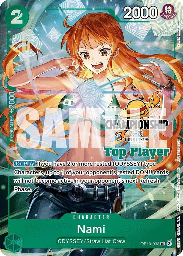 Nami (CS 25-26 Top Player Pack) (OP10-033) (OP-PR)