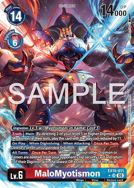 MaloMyotismon (Alternate Art) (EX10-011 SR) (EX-10)