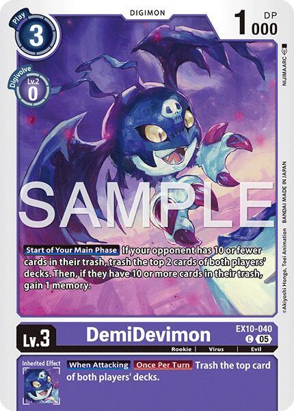 DemiDevimon (EX10-040 C) (EX-10)