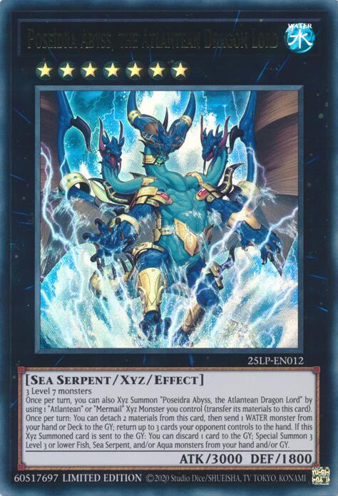 Poseidra Abyss, the Atlantean Dragon Lord (25LP-EN012) (25LP)