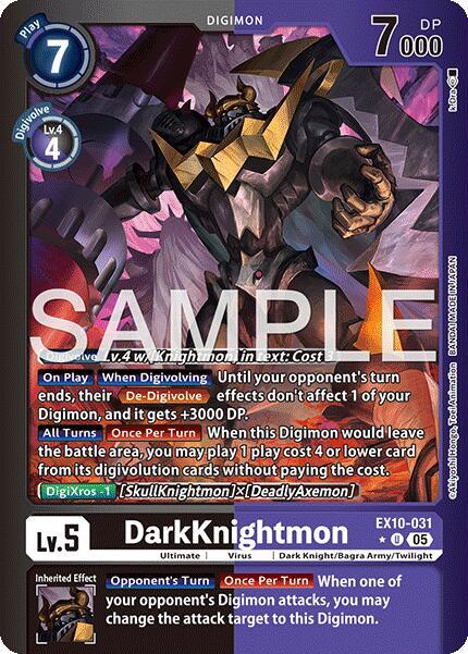 DarkKnightmon (Limited Foil) (EX10-031 U) (EX-10)