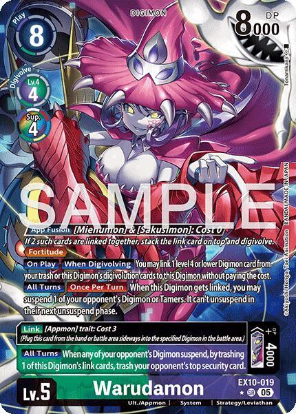 Warudamon (Alternate Art) (EX10-019 SR) (EX-10)