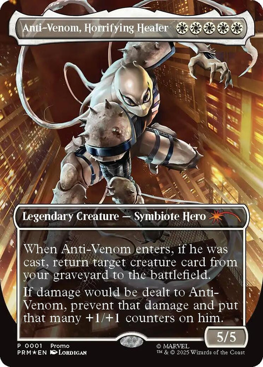 Image for Anti-Venom, Horrifying Healer (Borderless) (1) (MEDIA) - Magic: The Gathering