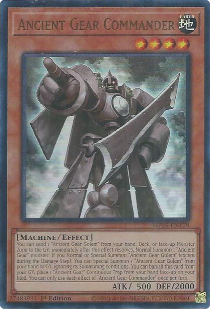 Ancient Gear Commander (MP25-EN179) (MP25)
