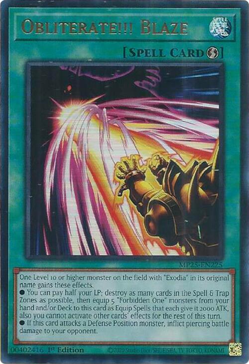 Obliterate!!! Blaze (MP25-EN225) (MP25)