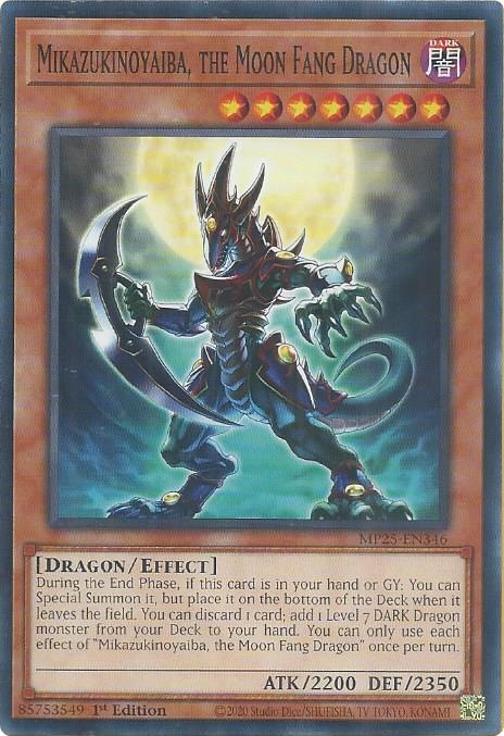 Mikazukinoyaiba, the Moon Fang Dragon (MP25-EN346) (MP25)