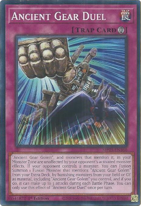 Ancient Gear Duel (MP25-EN360) (MP25)