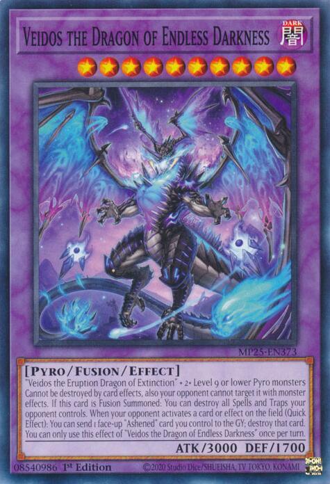 Veidos the Dragon of Endless Darkness (MP25-EN373) (MP25)