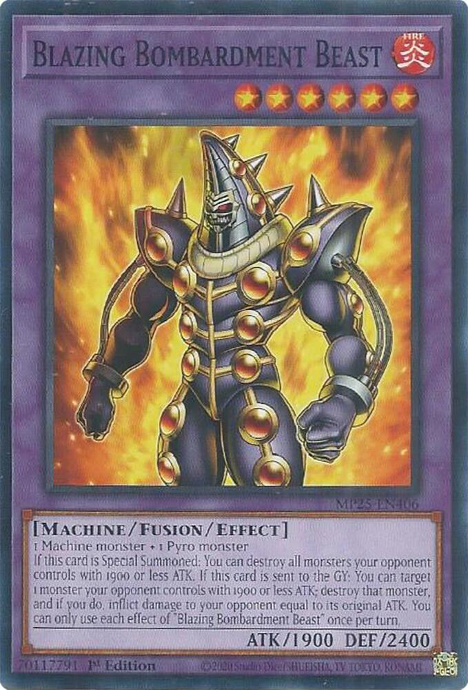 Blazing Bombardment Beast (MP25-EN406) (MP25)