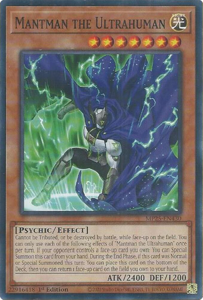 Mantman the Ultrahuman (MP25-EN430) (MP25)