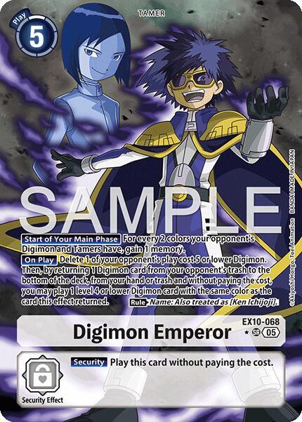 Digimon Emperor (Alternate Art) (EX10-068 SR) (EX-10)