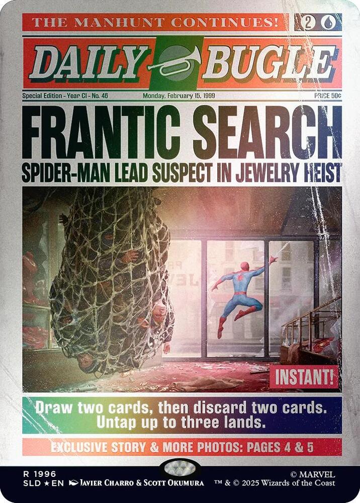 Frantic Search (1996) (Rainbow Foil) (1996) (SLD)