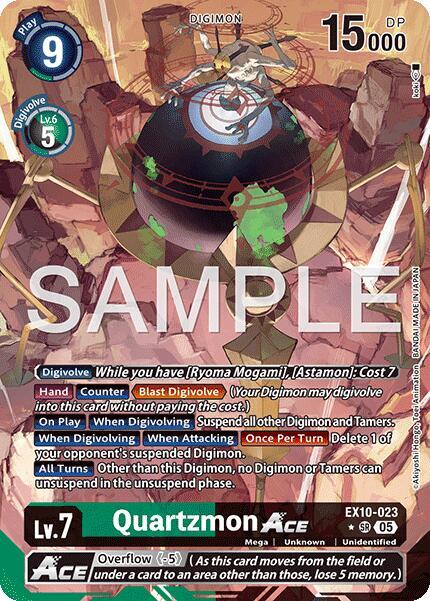 Quartzmon ACE (Alternate Art) (EX10-023 SR) (EX-10)