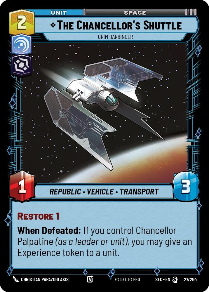 The Chancellor's Shuttle - Grim Harbinger (27/264) (SEC)